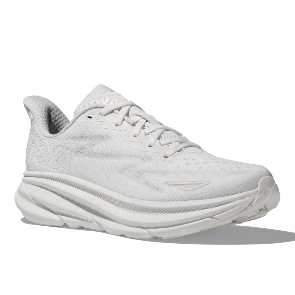 Hoka Women's Clifton 9 Wide Running Shoes - Lightweight Cushioned Sneakers for Road Running, Jogging & Walking - Comfortable Athletic Shoes for Women with Arch Support