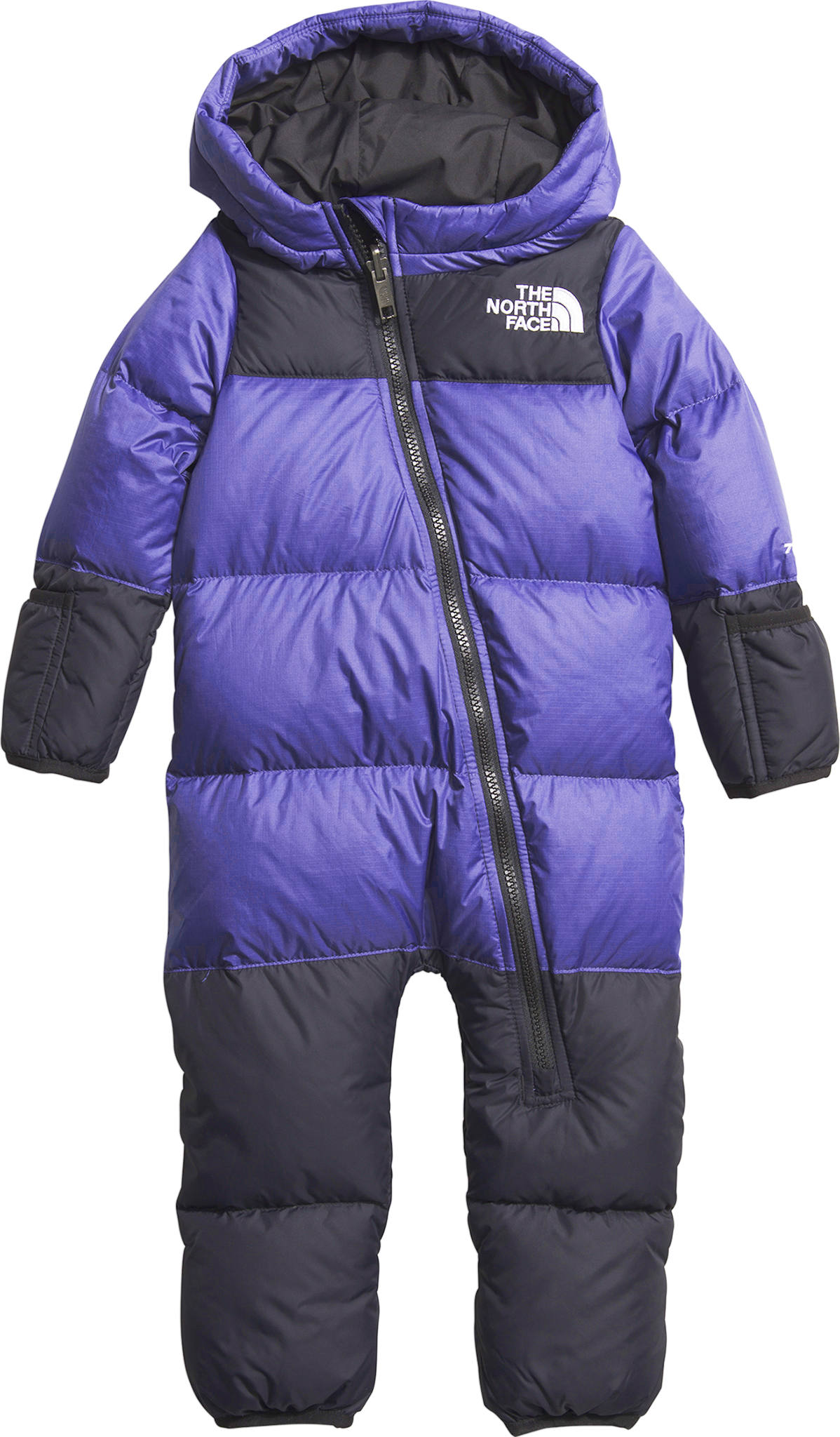 1996 Retro Nuptse One Piece Baby Jumpsuit - Vintage Style Winter Puffer Snowsuit for Infants - Perfect for Cold Weather Outings & Holiday Photos