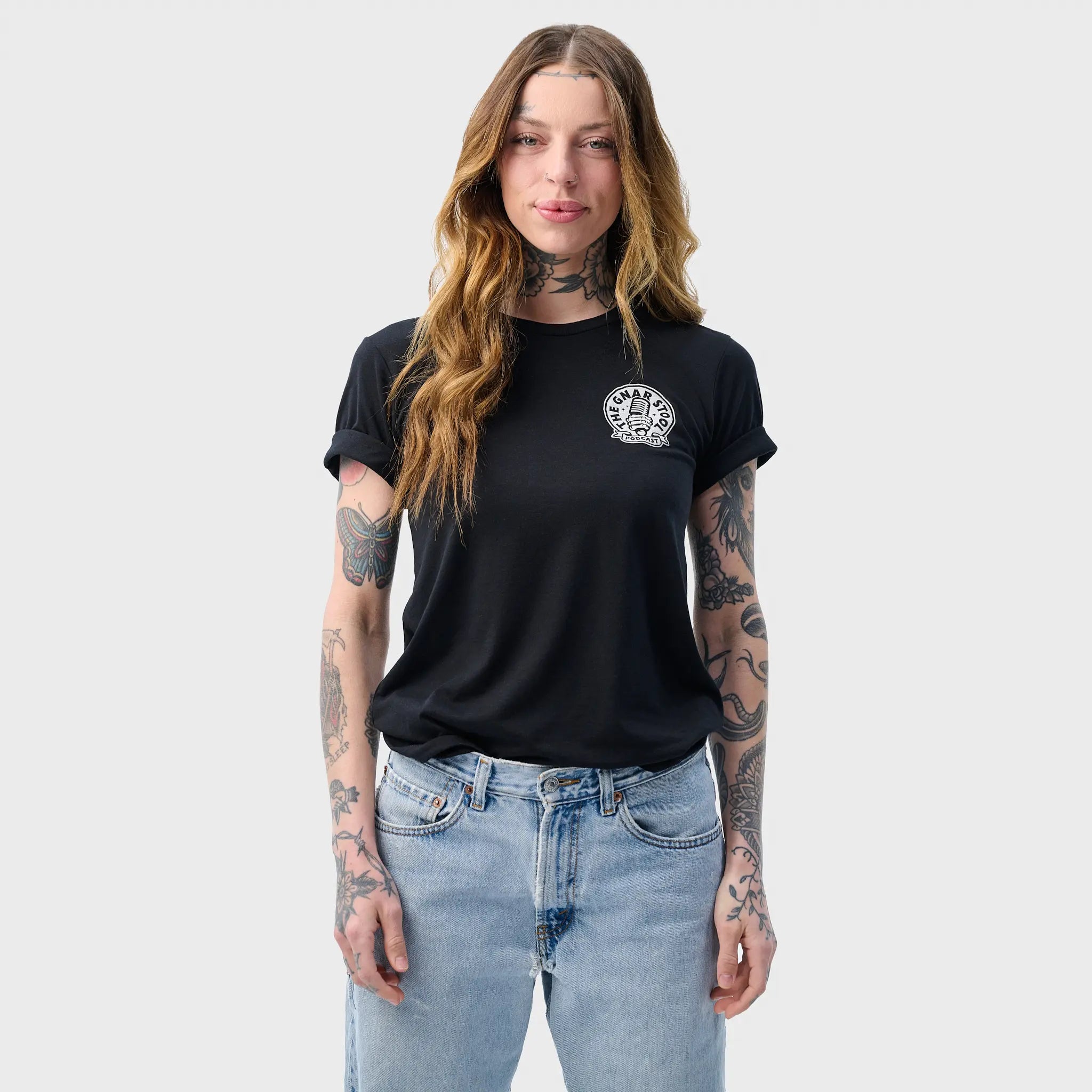 Gnar Stool Podcast T-Shirt - Funny & Trendy Graphic Tee for Men & Women - Perfect for Podcast Fans, Comedy Lovers & Streetwear Enthusiasts