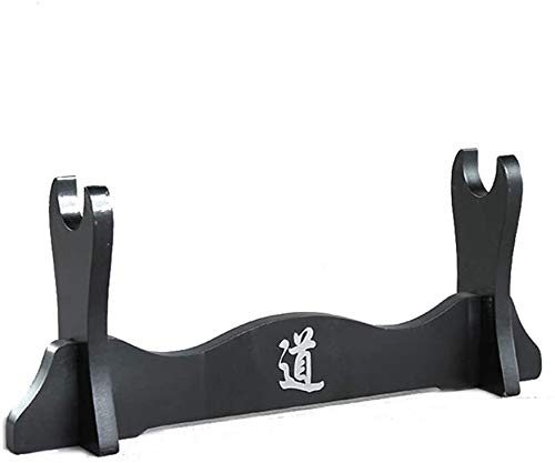 Premium Sword Stand Holder for Katana, Wakizashi & Samurai Swords - Taoist & Japanese Martial Arts Display Rack (1-Tier) - Perfect for Home Decor, Dojo Display & Weapon Collection Showcase