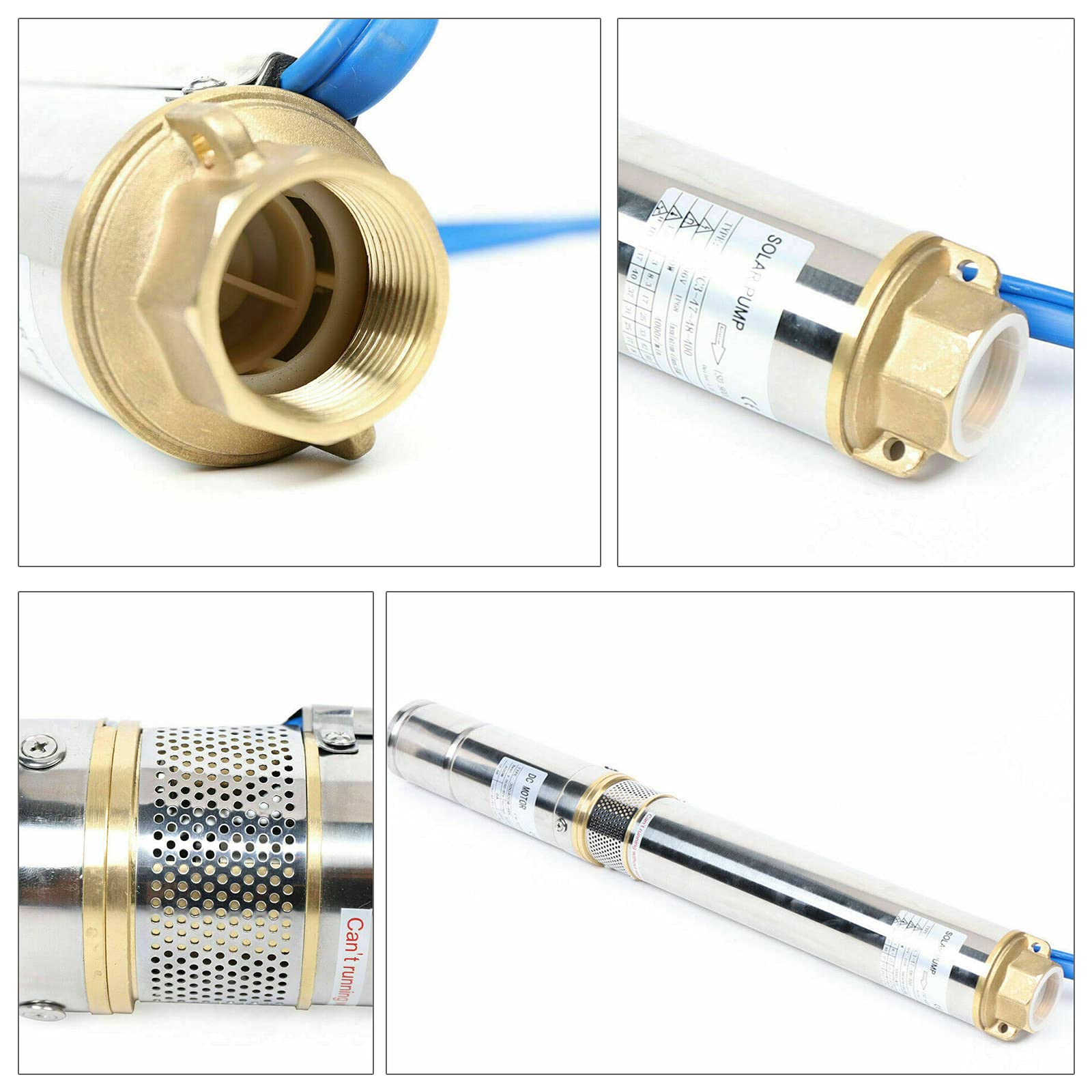 48V 400W Deep Well Solar Water Pump Kit - 3