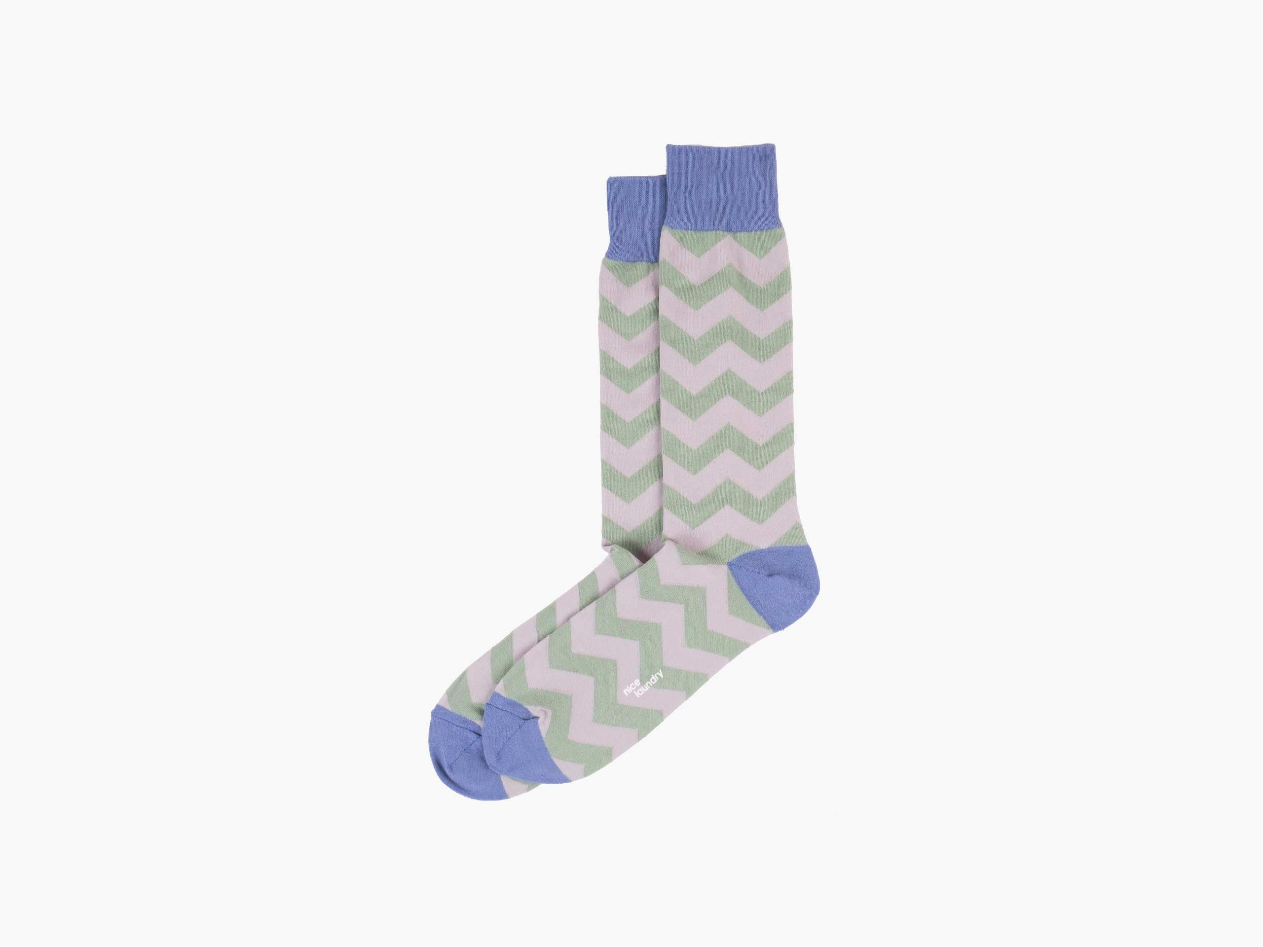 Chevron Pattern Grey Green Blue Area Rug - Non-Slip Soft Living Room Bedroom Carpet for Home Decor and Floor Protection