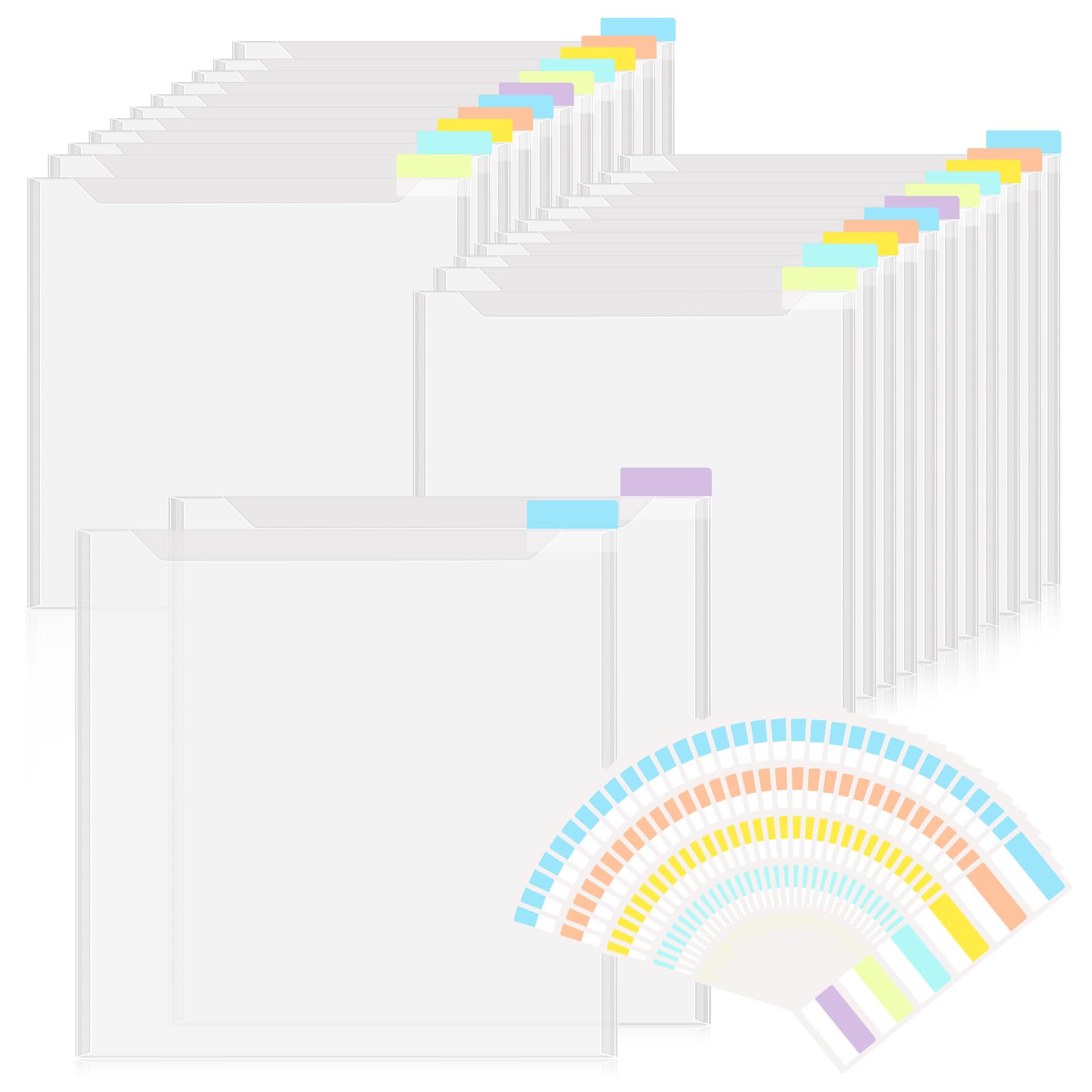 WRAPXPERT 12x12 Inch Scrapbook Paper Storage Organizer - Holds 24 Pieces of Cardstock, Vinyl Paper, Photo & File Sheets - Perfect for Crafting, Scrapbooking & DIY Projects