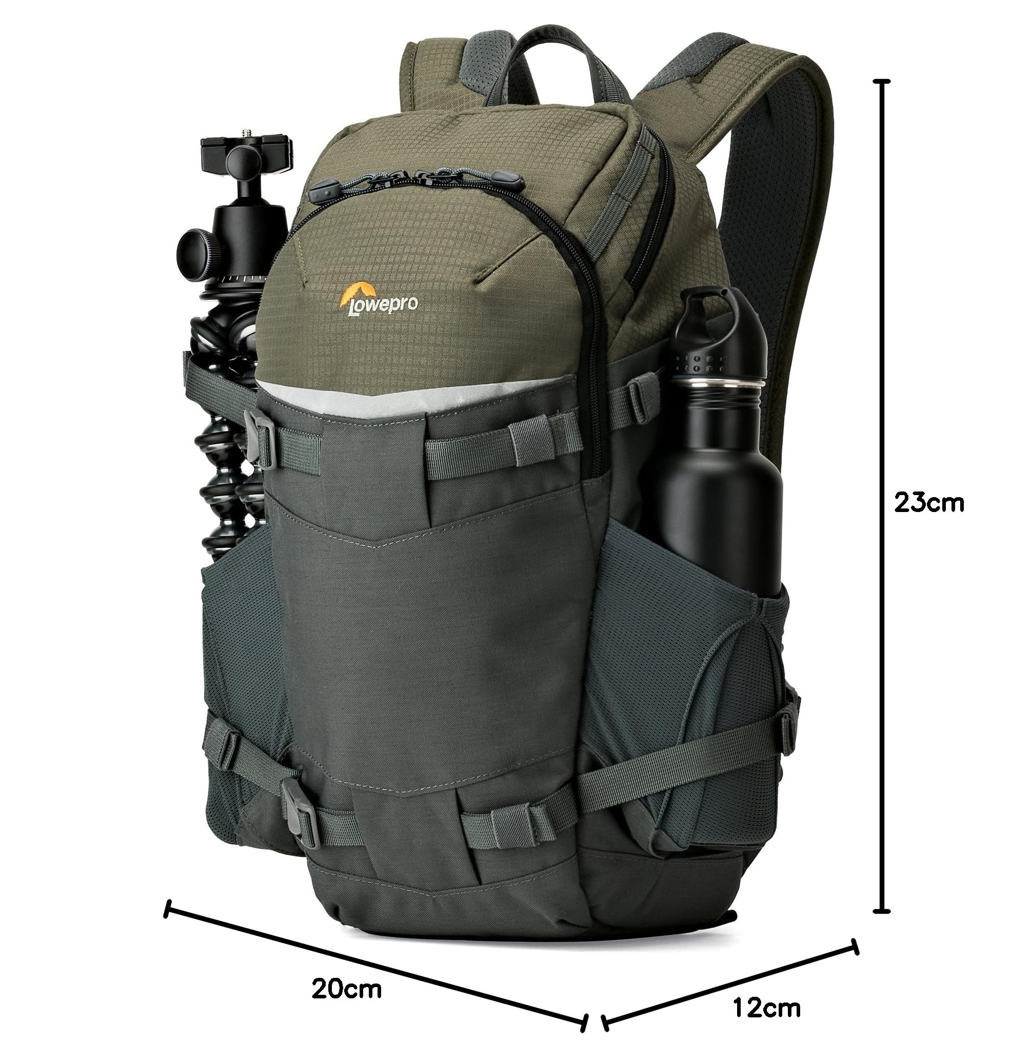 Lowepro Flipside Trek BP 250 AW Waterproof DSLR Camera Backpack - Perfect for Outdoor Photography, Hiking & Travel