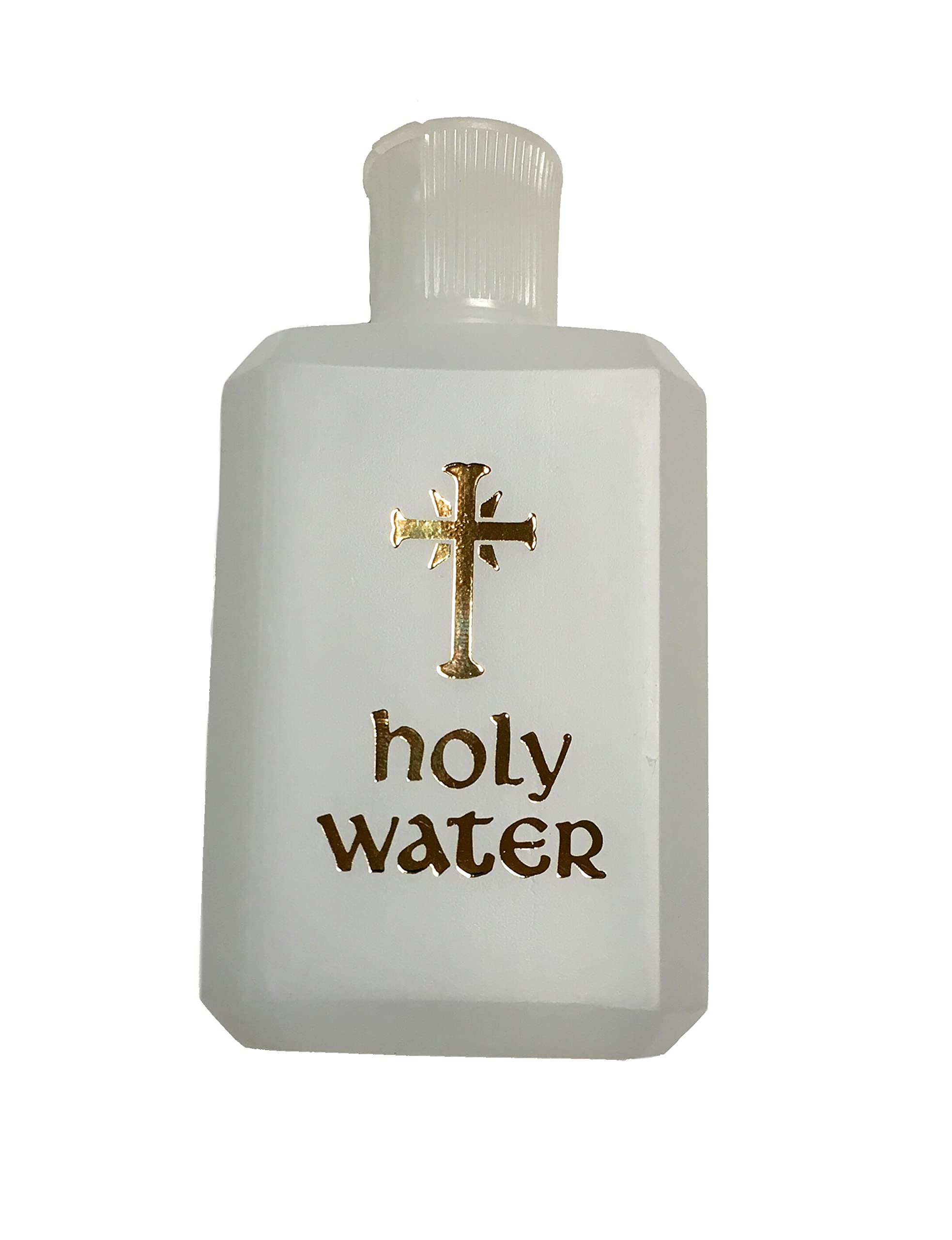 4oz Holy Water Bottle - Leak Proof & Portable for Travel, Church, Baptism & Home Blessings