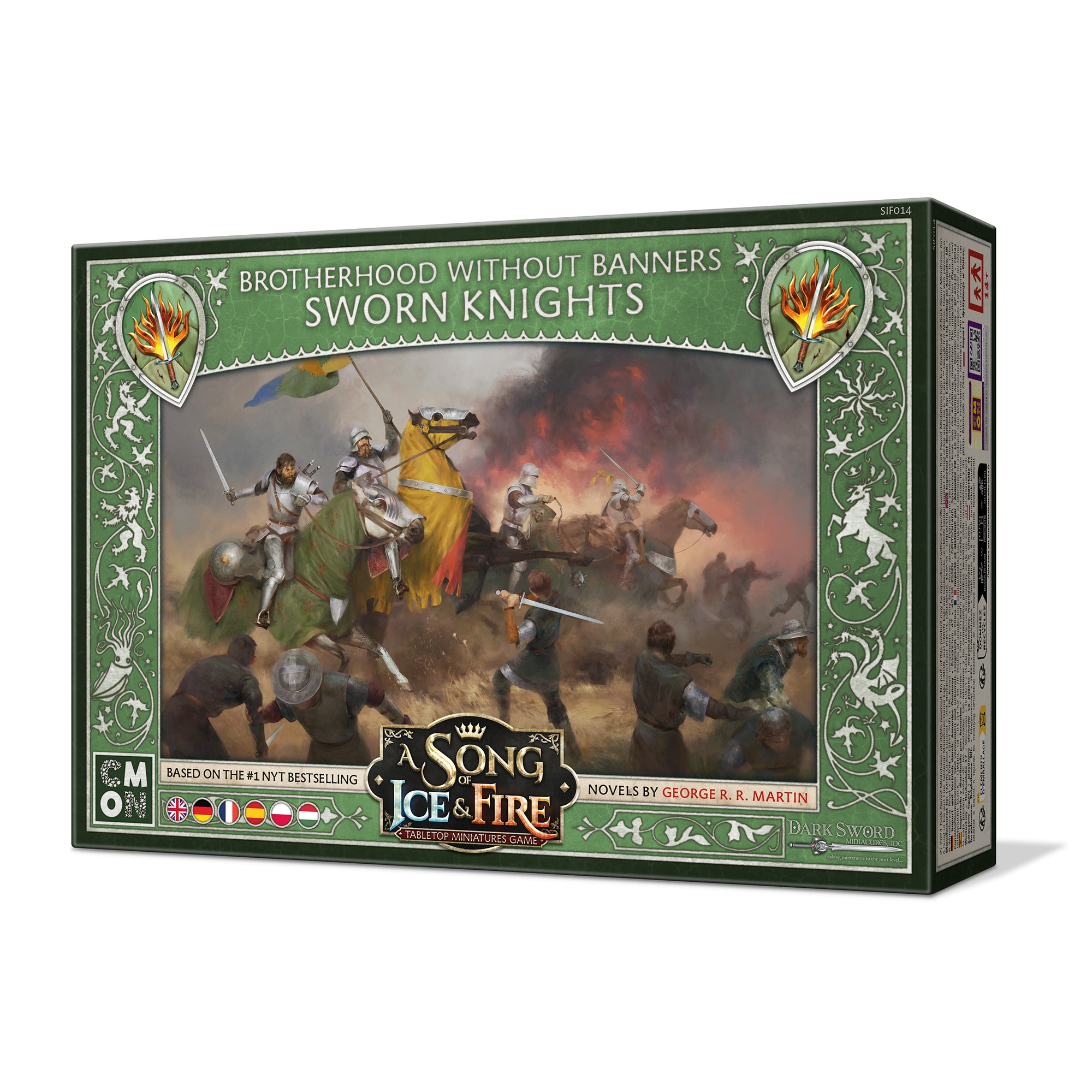 SIF Brotherhood Sworn Knights Action Figure - Collectible Medieval Knight Toy for Display & Gifts - Perfect for Fantasy Lovers, Role-Playing Games & Home Decor