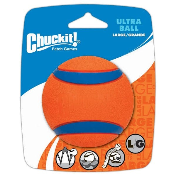 Chuckit! Ultra Ball - Durable Fetch Ball for Dogs, High-Bouncing Tennis Ball for Active Play, Perfect for Outdoor Games, Beach, Park & Backyard Fun