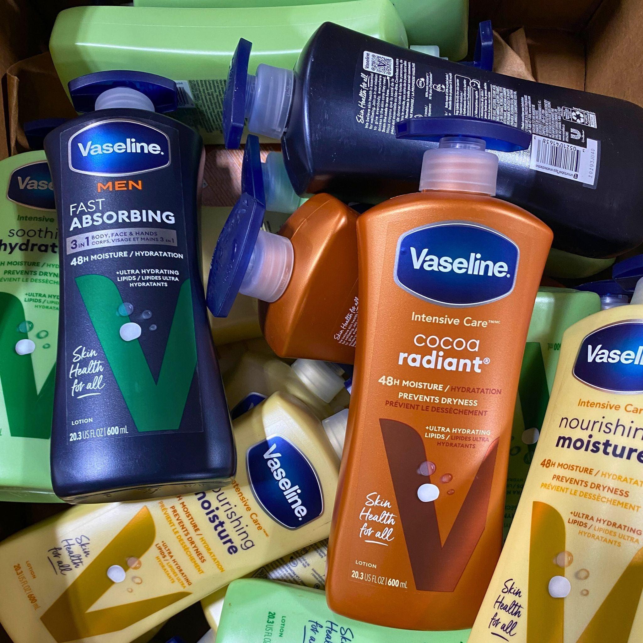 Vaseline Lotion Variety Pack (42 Pieces) - Moisturizing Body Lotion for Dry Skin - Perfect for Travel, Gym & Daily Skincare Routine
