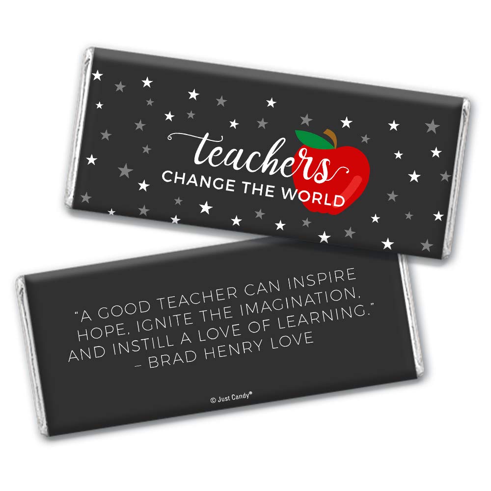 36 Pack Bulk Personalized Thank You Chocolate Bars - Teacher Appreciation Candy Gifts (36ct) - Ideal for Classroom Rewards, Staff Recognition & Student Incentives