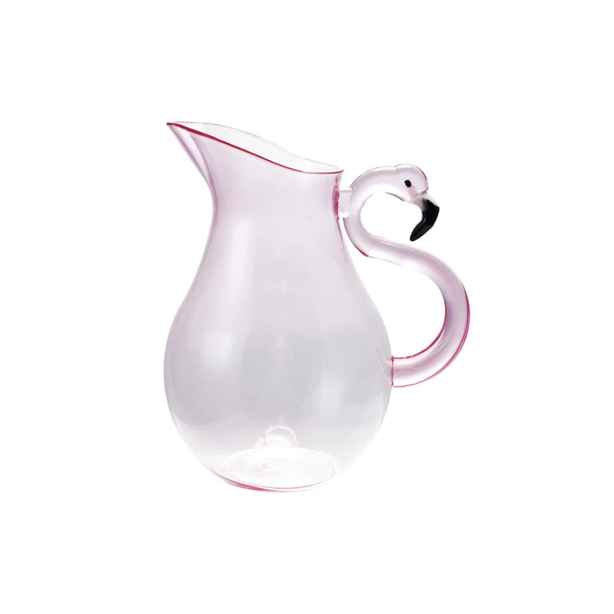 Premium Acrylic Flamingo Pitcher - 32oz Summer Drink Dispenser for Lemonade, Iced Tea & Cocktails - Perfect for Pool Parties, BBQs & Outdoor Entertaining