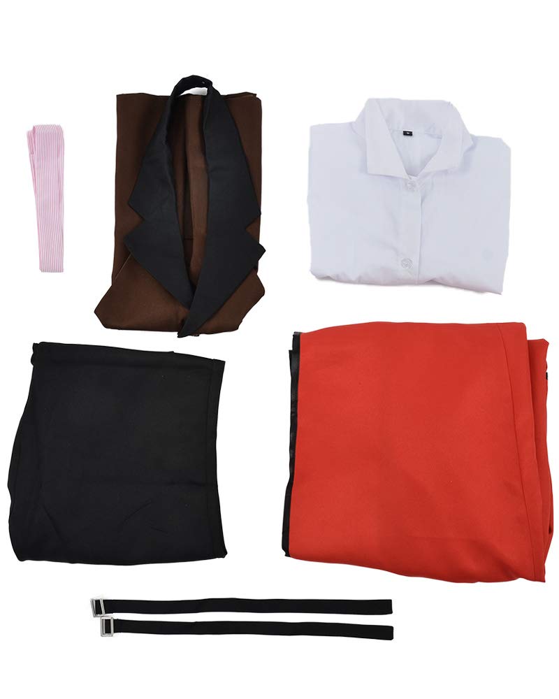 Miccostumes Men's Anime Cosplay Costume with Tie & Arm Bands - Perfect for Halloween, Comic Con & Cosplay Events