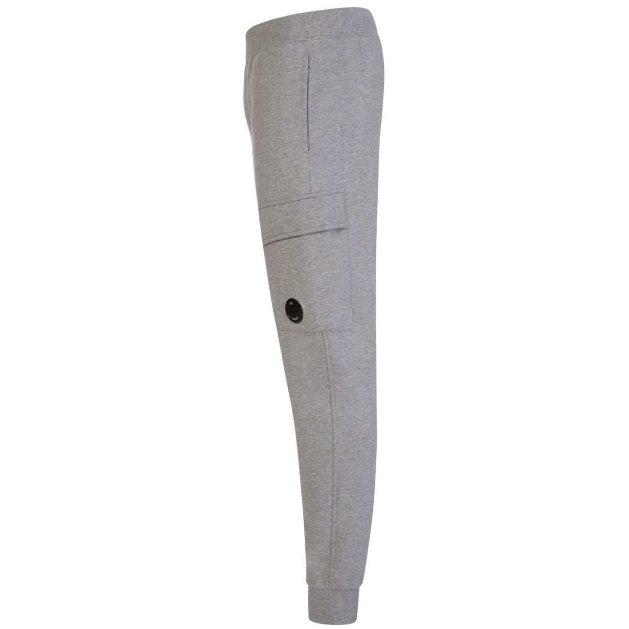 CP Company Grey Lens Sweatpants for Men - Comfortable Joggers with Reflective Details | Perfect for Running, Gym & Casual Wear