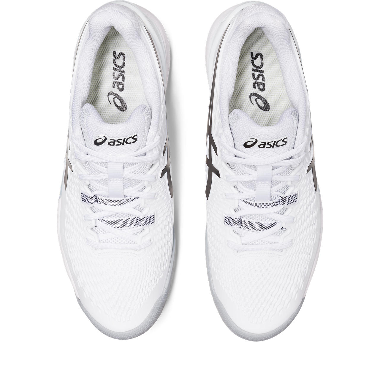ASICS Gel Resolution 9 Men's Tennis Shoes - White/Black - High-Performance Court Shoes for Competitive Play & Training - Perfect for Hard Courts & Clay Courts
