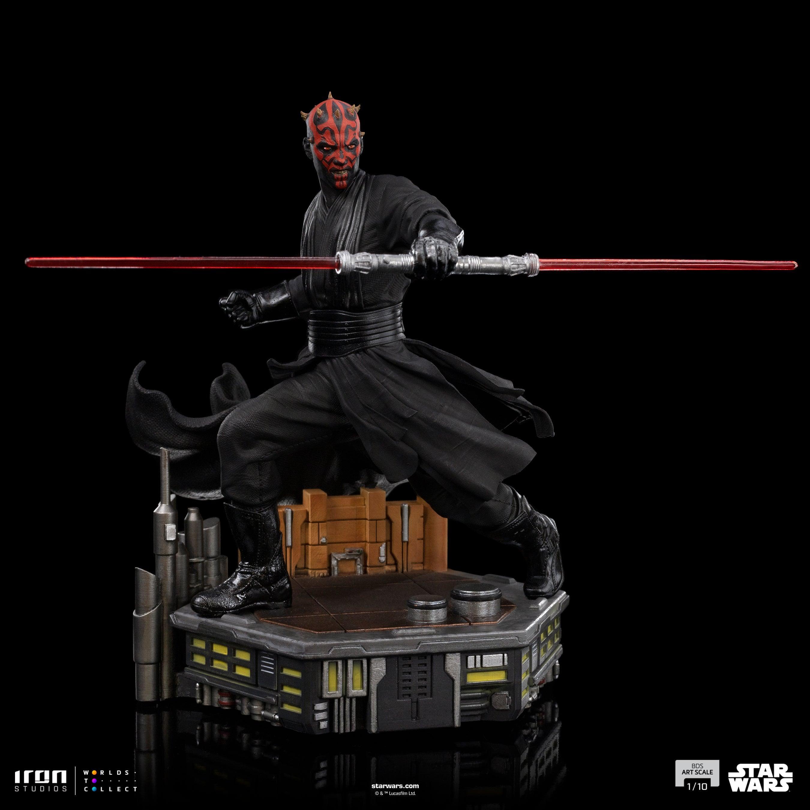 Iron Studios Star Wars Darth Maul BDS Art Scale 1/10 Statue - Premium Collectible Figure for Display & Home Decor