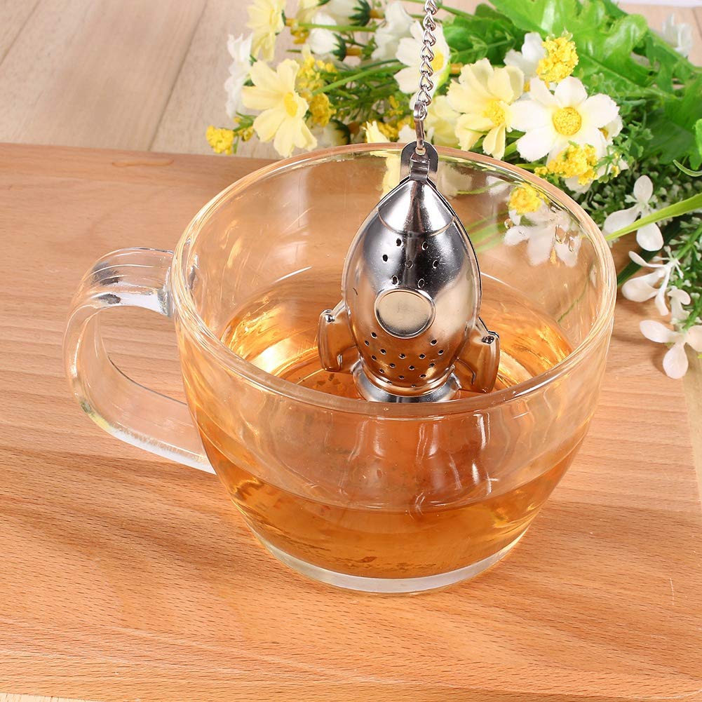 GLOGLOW Cute Stainless Steel Tea Infuser - Loose Leaf Tea Strainer Filter for Herbal & Spice Teas | Perfect for Home, Office & Tea Lovers | BPA-Free & Easy to Clean