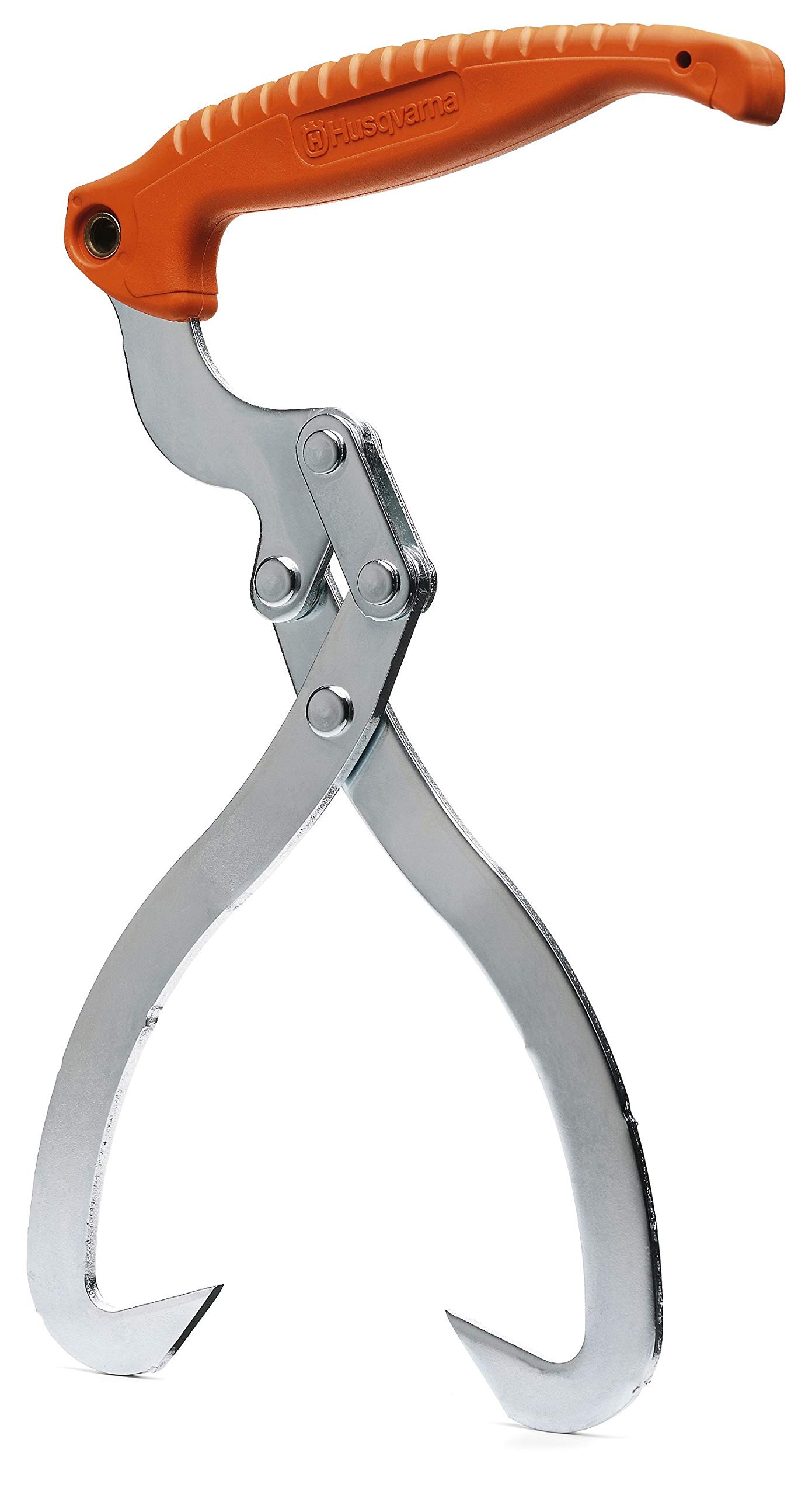 Husqvarna Timber Tongs Chainsaw Accessories - Orange/Gray Safety Logging Tools for Wood Cutting & Firewood Handling