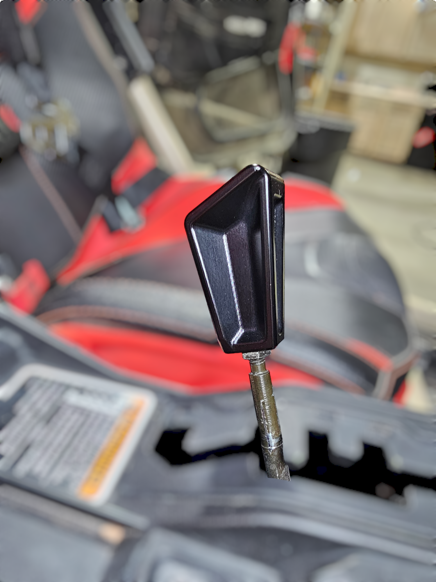 Can Am X3 Maverick Shift Knob - Anodized Black Finish for 2017 to Current Models - Upgrade Your Off-Road Vehicle Accessories for Enhanced Driving Experience