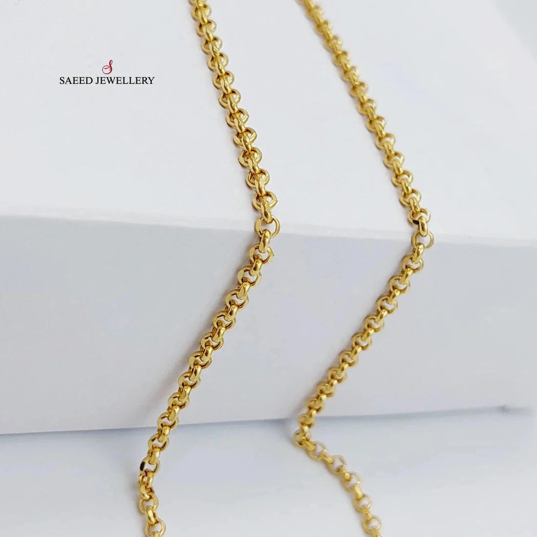 3mm Cable Link Chain Necklace 50cm - Durable Stainless Steel Jewelry for Women & Men, Perfect for Layering, Gifts & Everyday Wear