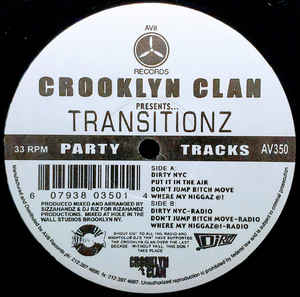 Crooklyn Clan - Transitionz AV8 Records AV350 - Limited Edition Vinyl Record for DJs & Music Collectors - Perfect for Mixing, Sampling & Hip-Hop Production