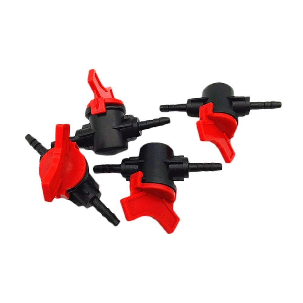60 Pcs 4/7mm Hose Connector Adapter - Miniature Barbed Valve for Water Flow Control | Perfect for Garden Irrigation System, Watering Supplies & Gardening Tools | Ideal for Lawn Care, Greenhouse & Drip Irrigation