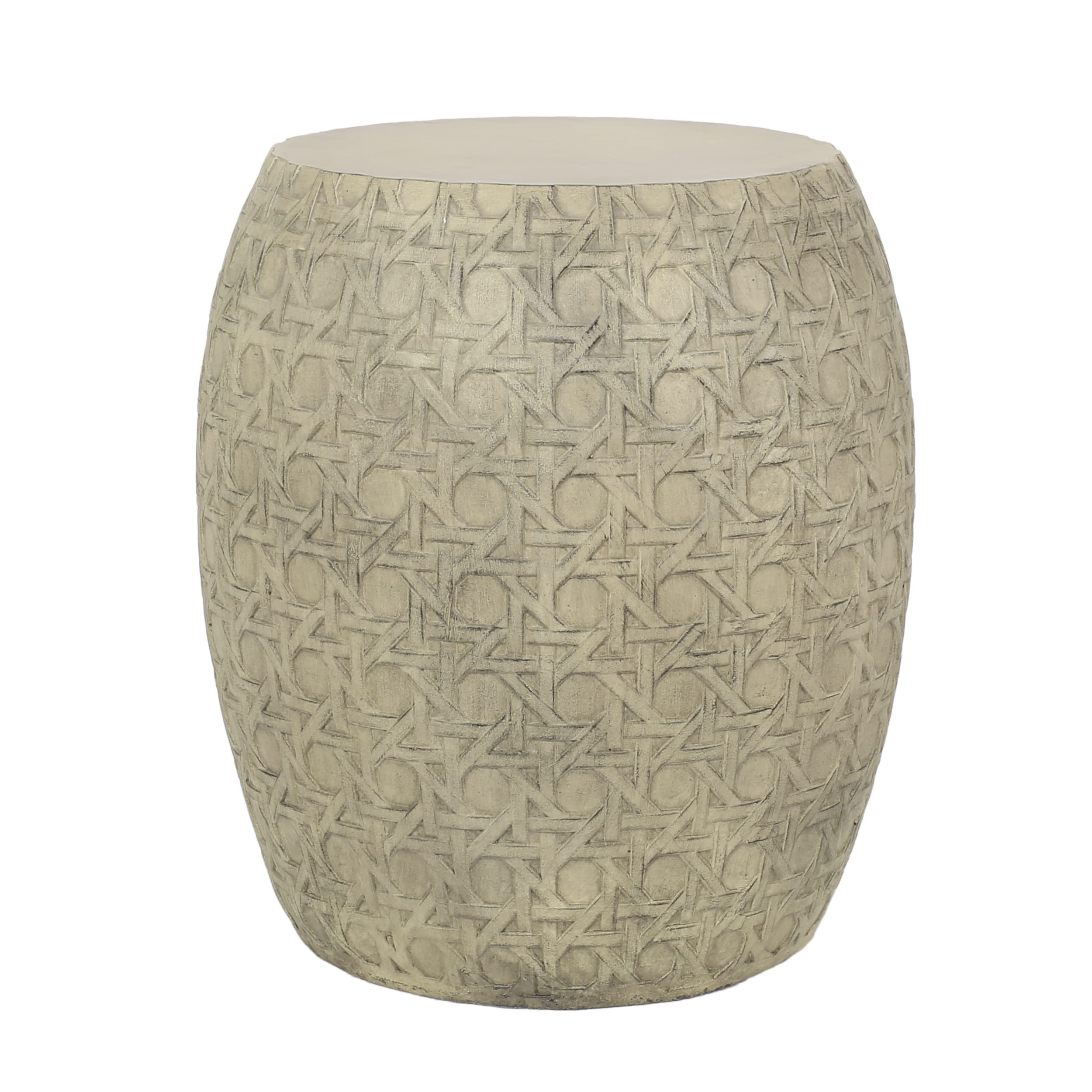 Christopher Knight Home Wickson End Table - Antique Yellow Finish Side Table for Living Room, Bedroom & Office - Small Accent Table with Classic Design for Home Decor