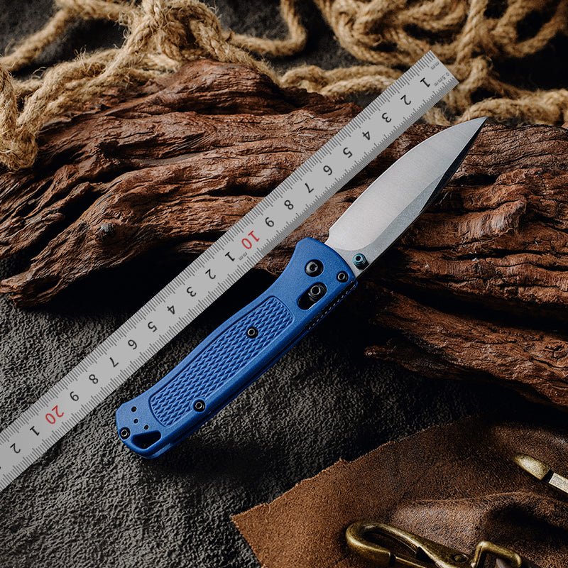 Premium D2 Tool Steel Pocket Knife - Tactical Folding Knife with Fiberglass Handle for Camping, Hiking & Outdoor Survival
