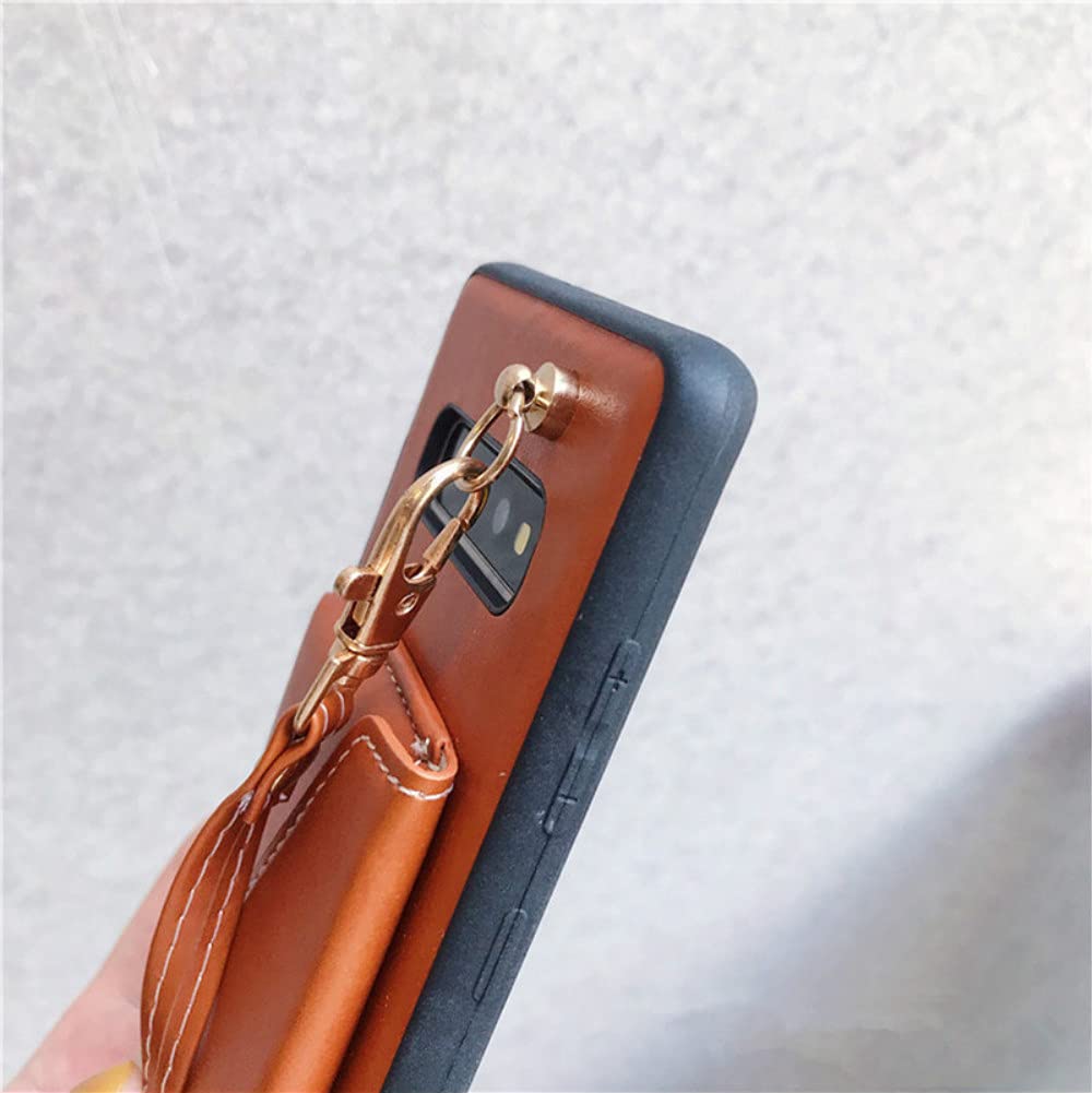 Samsung Galaxy A71 4G Leather Wallet Phone Case with Magnetic Flip Cover, Credit Card Holder & Strap - Shockproof Protective PU Purse Cover with Kickstand (Blue) - Perfect for Daily Use, Travel & Hands-Free Convenience