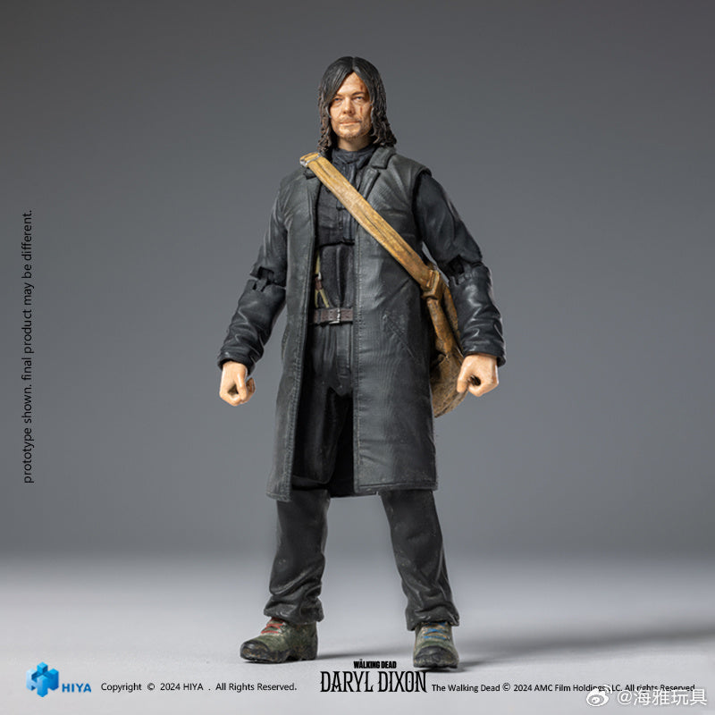 PRE ORDER - Hiya 1/18 Scale 4-Inch The Walking Dead Daryl Dixon Action Figure - Exquisite Mini Collectible Series for Display & Role Play - Perfect for Fans, Collectors & Gift Giving
