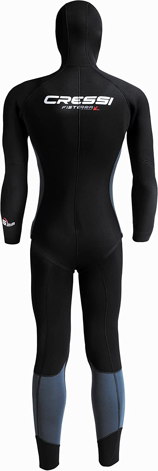 Cressi Fisterra 8mm 2-Piece Neoprene Wetsuit for Men - Scuba Diving, Spearfishing & Cold Water Surfing