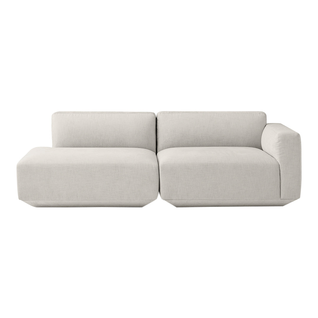 Develius Models G & H 2-Seater Sofa with Open End - Modern Living Room Furniture for Small Spaces, Apartments, and Cozy Home Decor