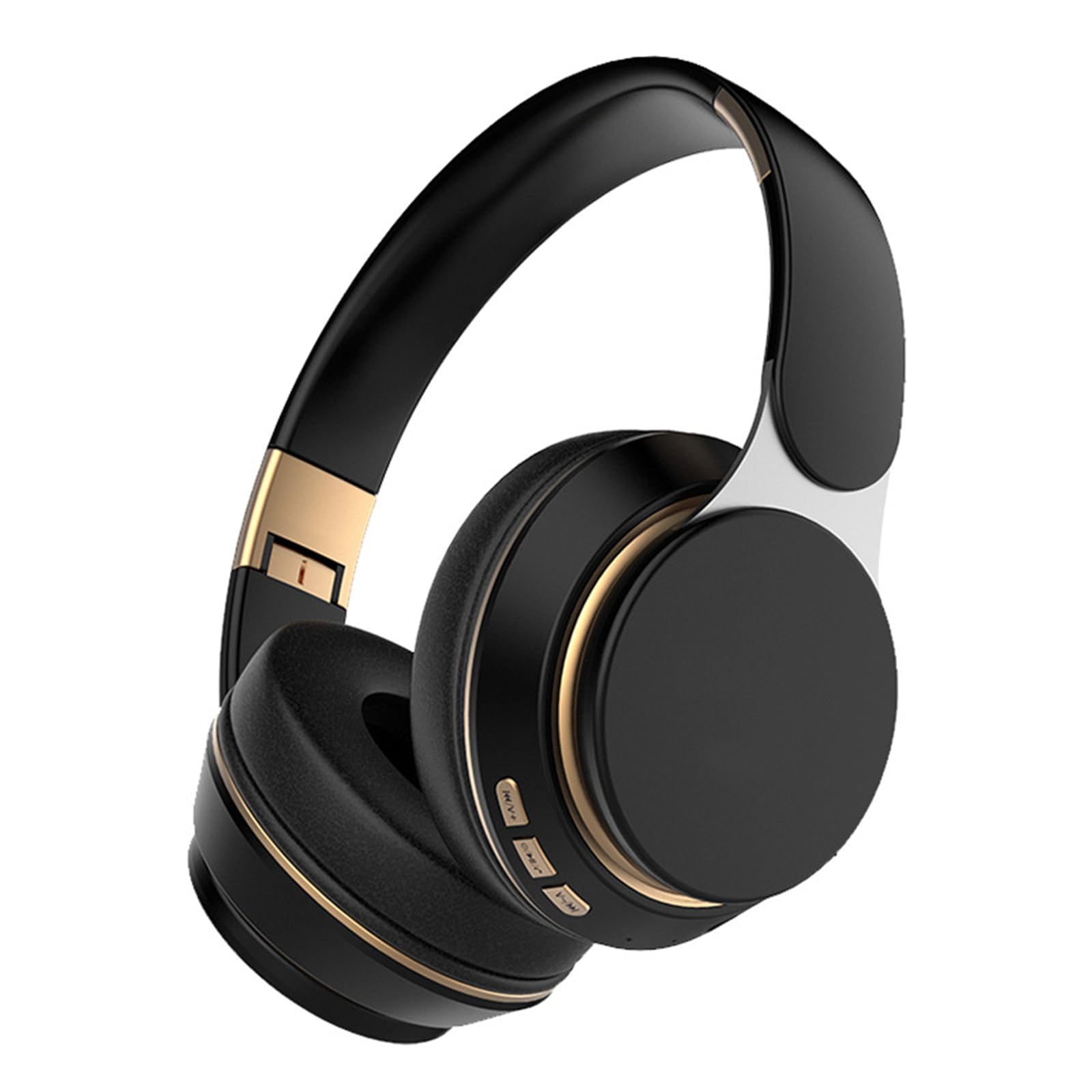 STFMHEZ Wireless Bluetooth Over-Ear Headphones with Noise Cancelling Mic, Foldable Stereo Headset with Deep Bass - Bluetooth 5.2 for Online Classes, Office Work, PC Gaming & Phone Calls | Perfect for Commuting, Travel & Home Entertainment