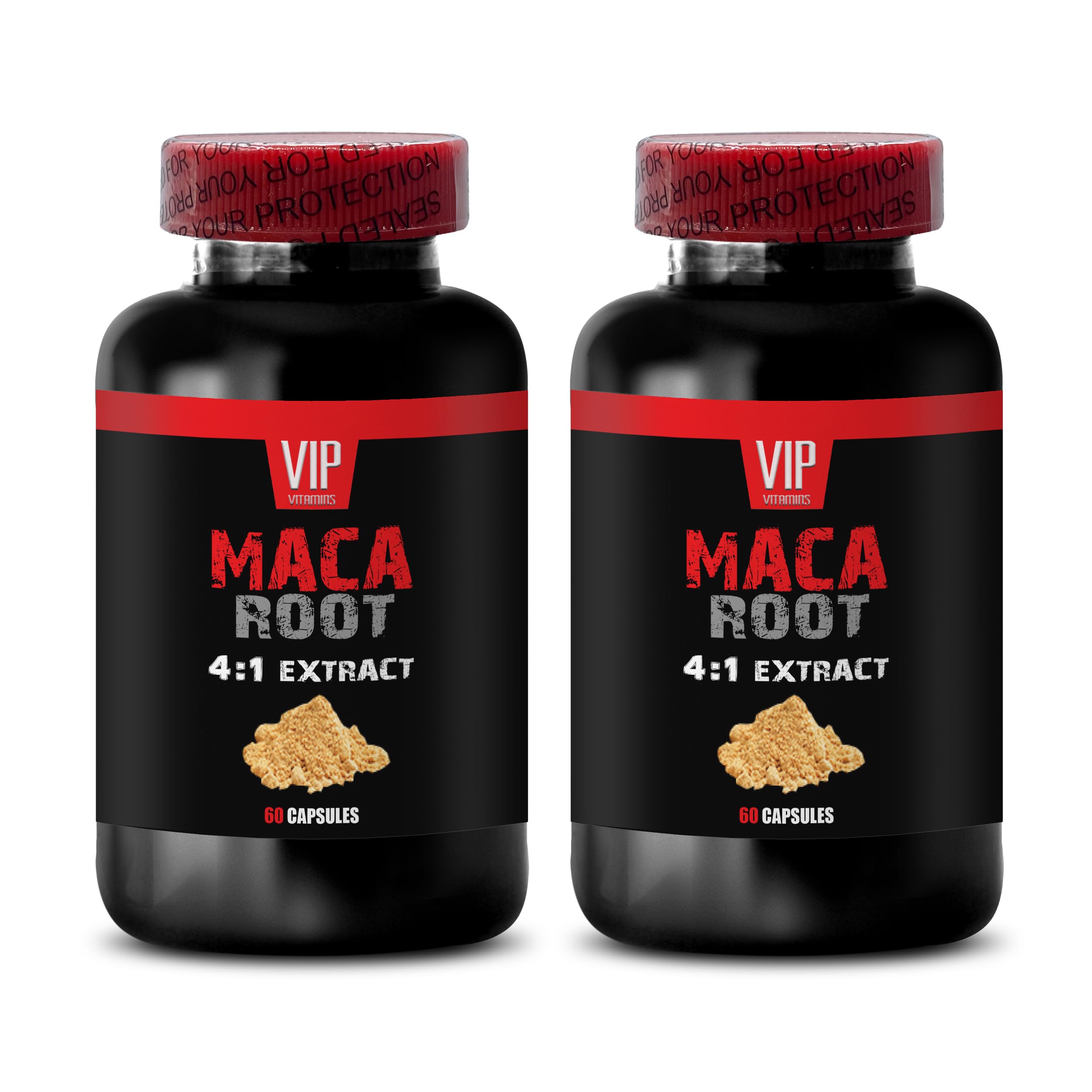 Premium Natural Libido Booster for Men & Women - 1600mg Maca Root Extract Supplement with Black Maca for Enhanced Sexual Drive, Hormonal Balance & Menopause Support - 60 Capsules (1 Bottle) - Boost Energy, Stamina & Intimacy in the Bedroom