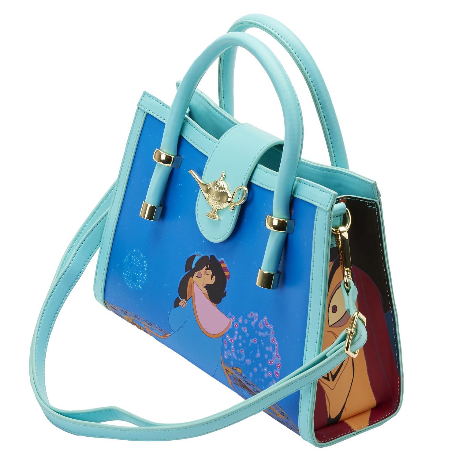 Disney Princess Jasmine Crossbody Bag by Loungefly - Stylish & Lightweight Purse for Women, Perfect for Theme Parks, Travel & Everyday Use