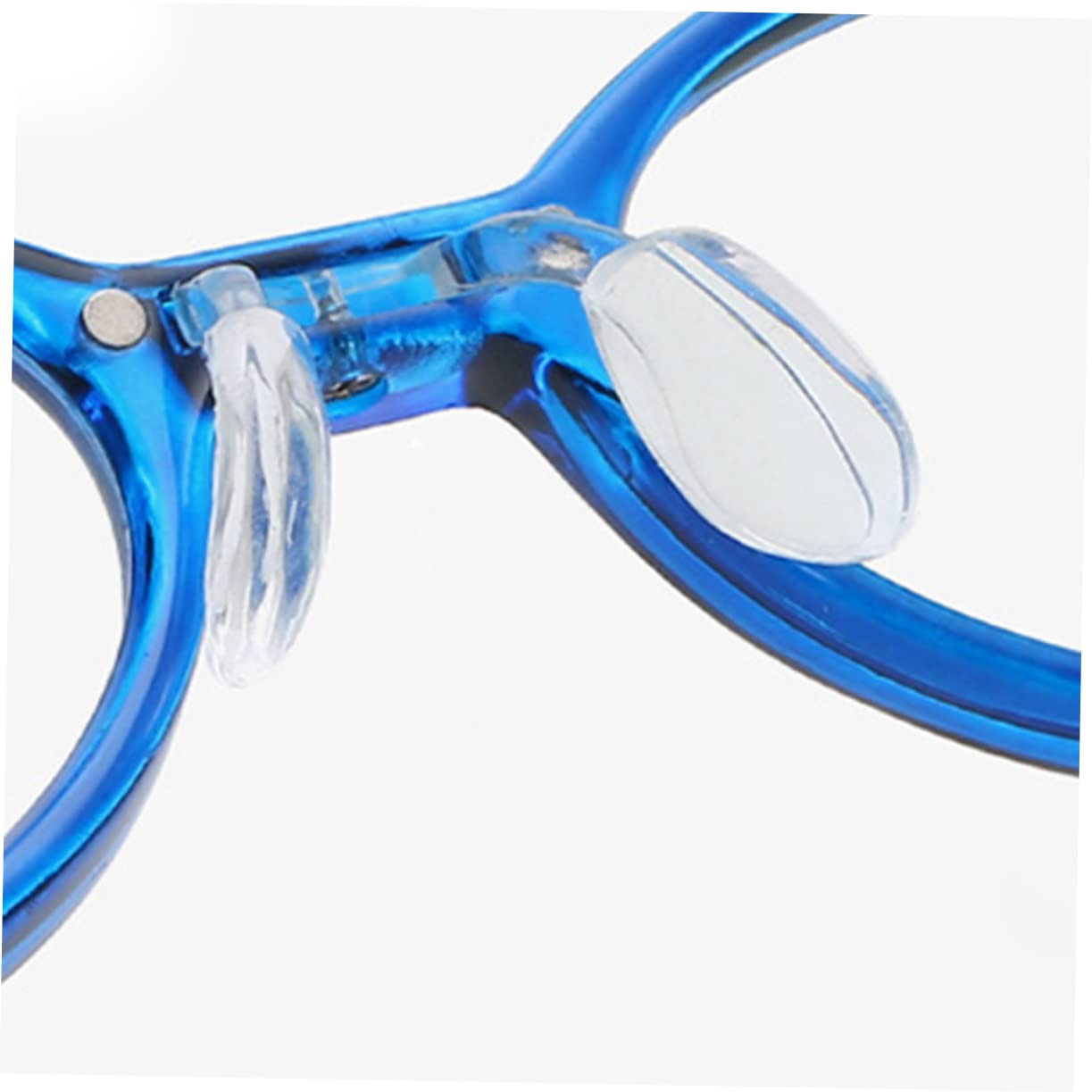Hoement 4-Pack Interchangeable Glasses Nose Pads - Soft Silicone Eyeglass Frame Accessories for Comfort & Support - Perfect for Reading, Computer Use, and Daily Wear
