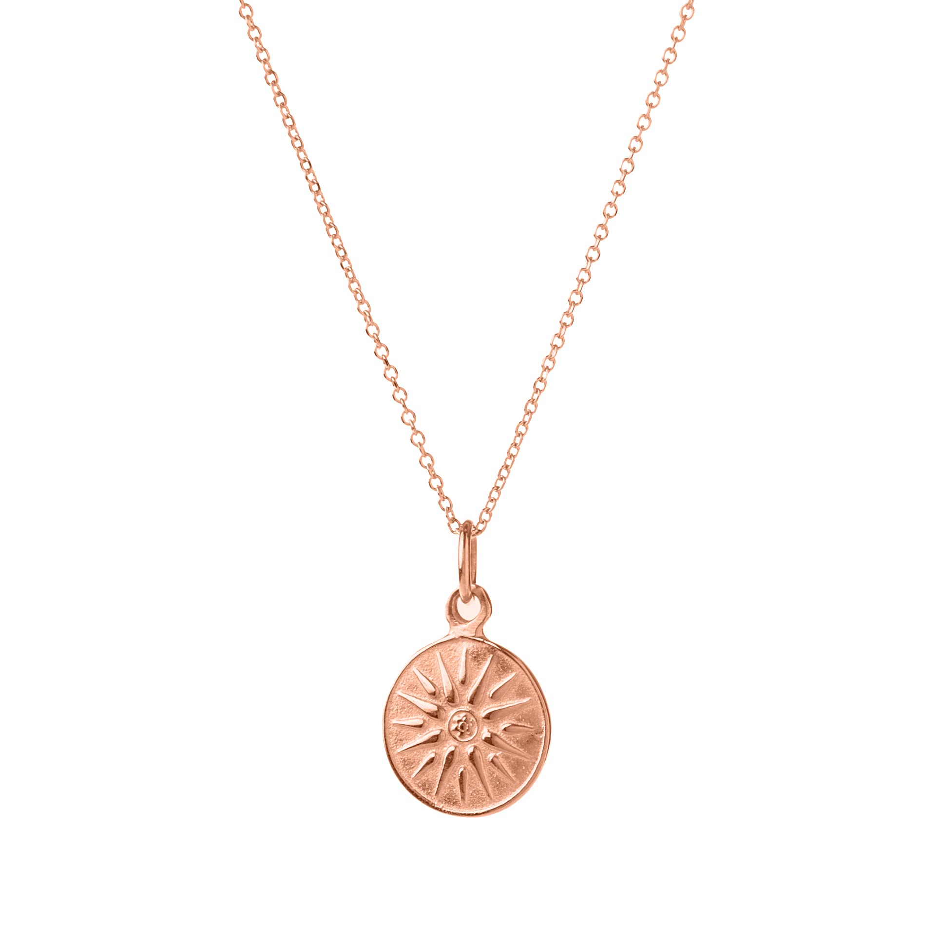 14K Gold Sun Disc Necklace with Macedonian Pendant - Star of Vergina Ancient Greek Jewelry - Perfect for Historical Reenactments, Greek Mythology Lovers & Unique Gift Giving
