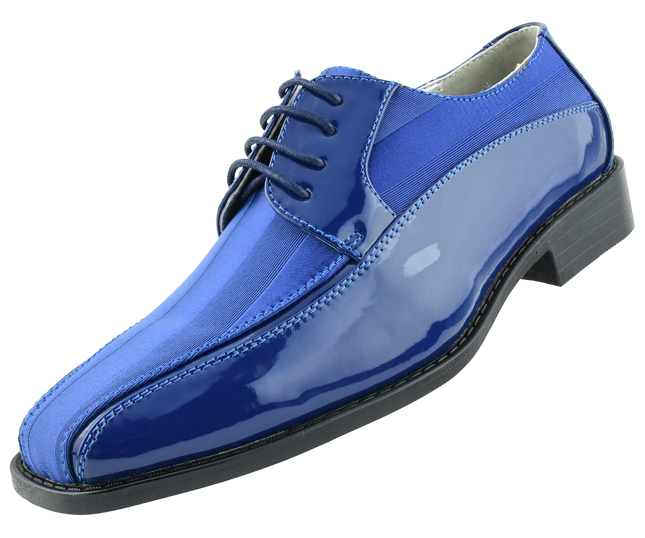 Amali et.al Avant Men's Dress Shoes - Classic Oxford Formal Shoes for Tuxedo & Business Attire, Satin Lace-Up Design | Perfect for Weddings, Office & Special Occasions