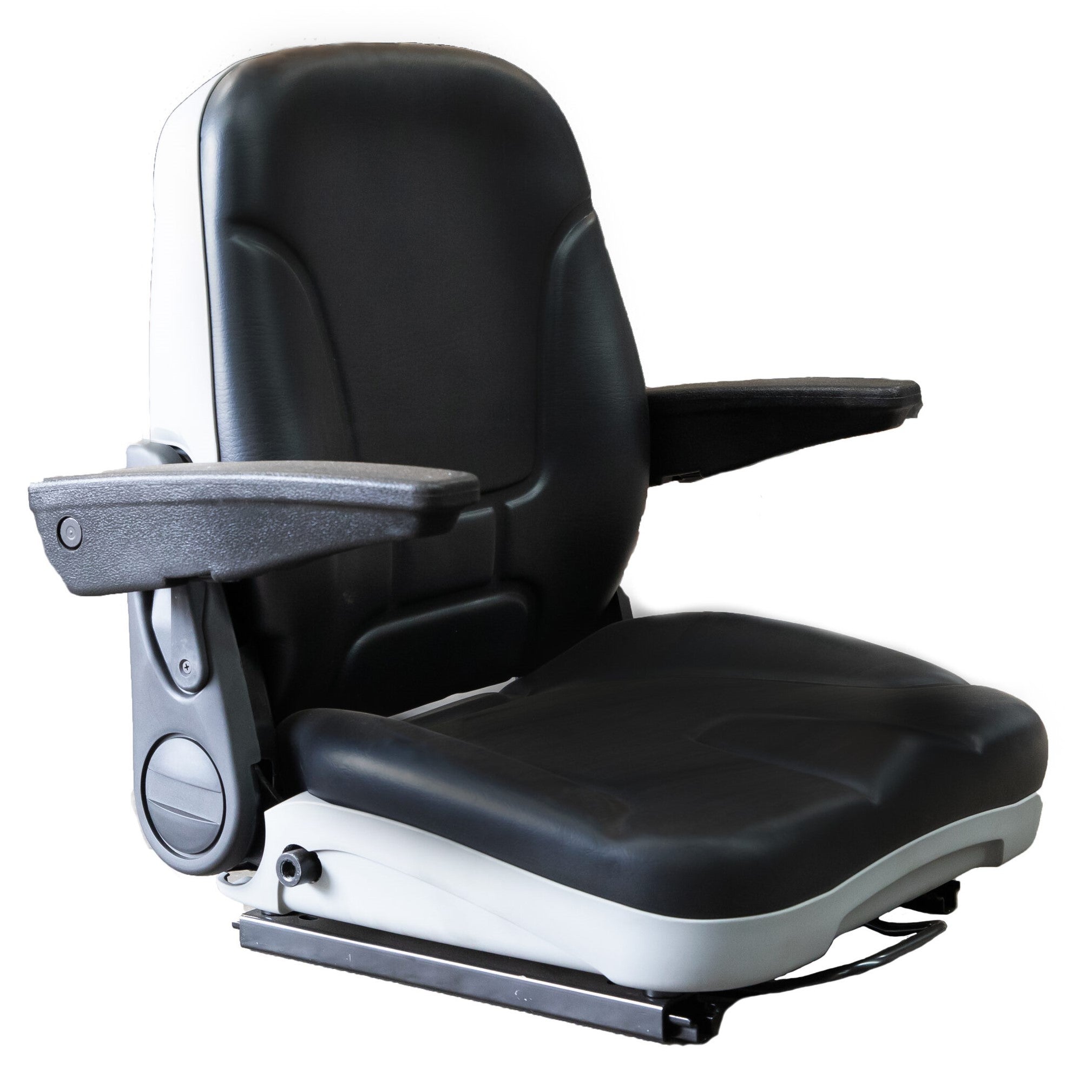 Universal Forklift Seat TS 011 - Heavy Duty Ergonomic Replacement Seat for Forklifts - Perfect for Warehouses, Construction Sites & Industrial Use
