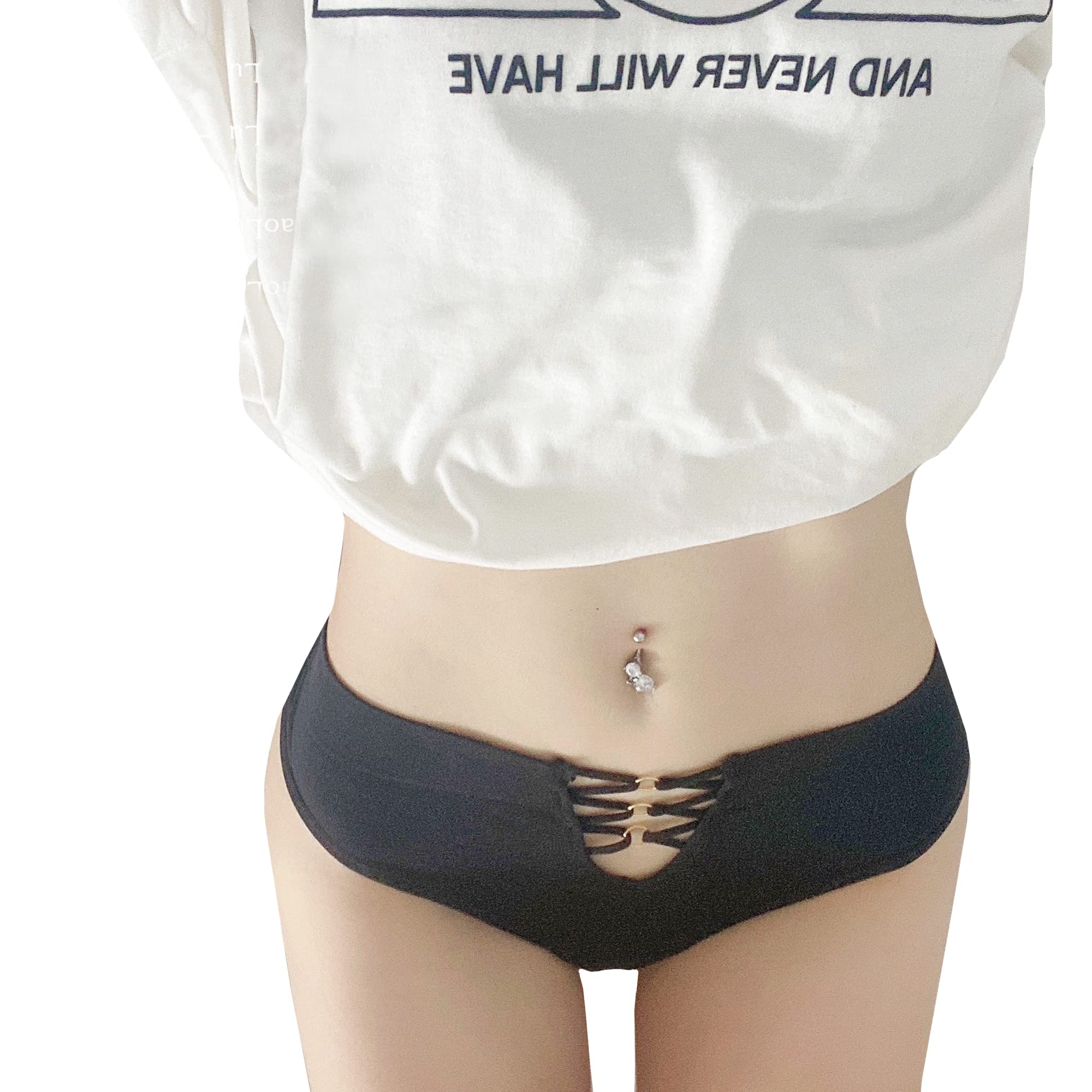 Sexy Women's Lingerie - Mesh Sports Briefs & Cutout Hipster Panties - Comfortable Thong Underwear for Workout, Sleepwear & Intimate Moments