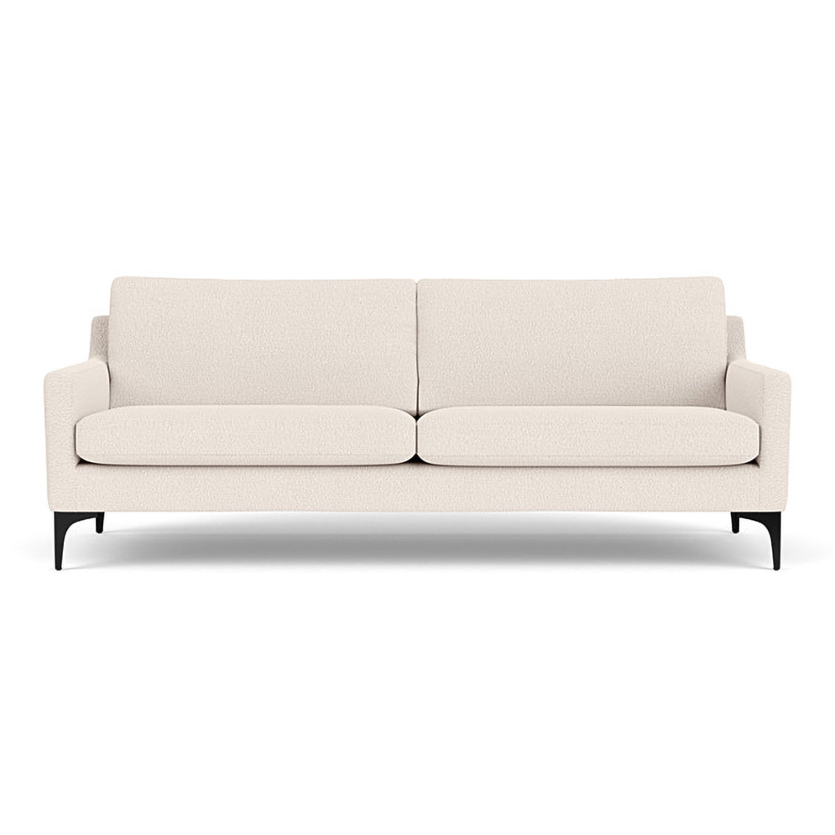 Astha Boucle 3 Seater Sofa - Modern Upholstered Couch with Soft Fabric for Living Room, Lounge & Office | Comfortable Sectional Sofa for Home Decor
