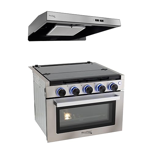 Stainless, With Range Hood