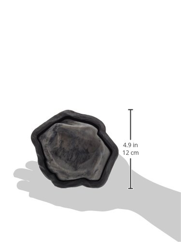 Zoo Med Combo Repti Rock Food and Water Dishes Small - Natural Stone Reptile Bowl for Lizards, Snakes & Turtles - Perfect for Terrarium, Habitat & Pet Feeding Station
