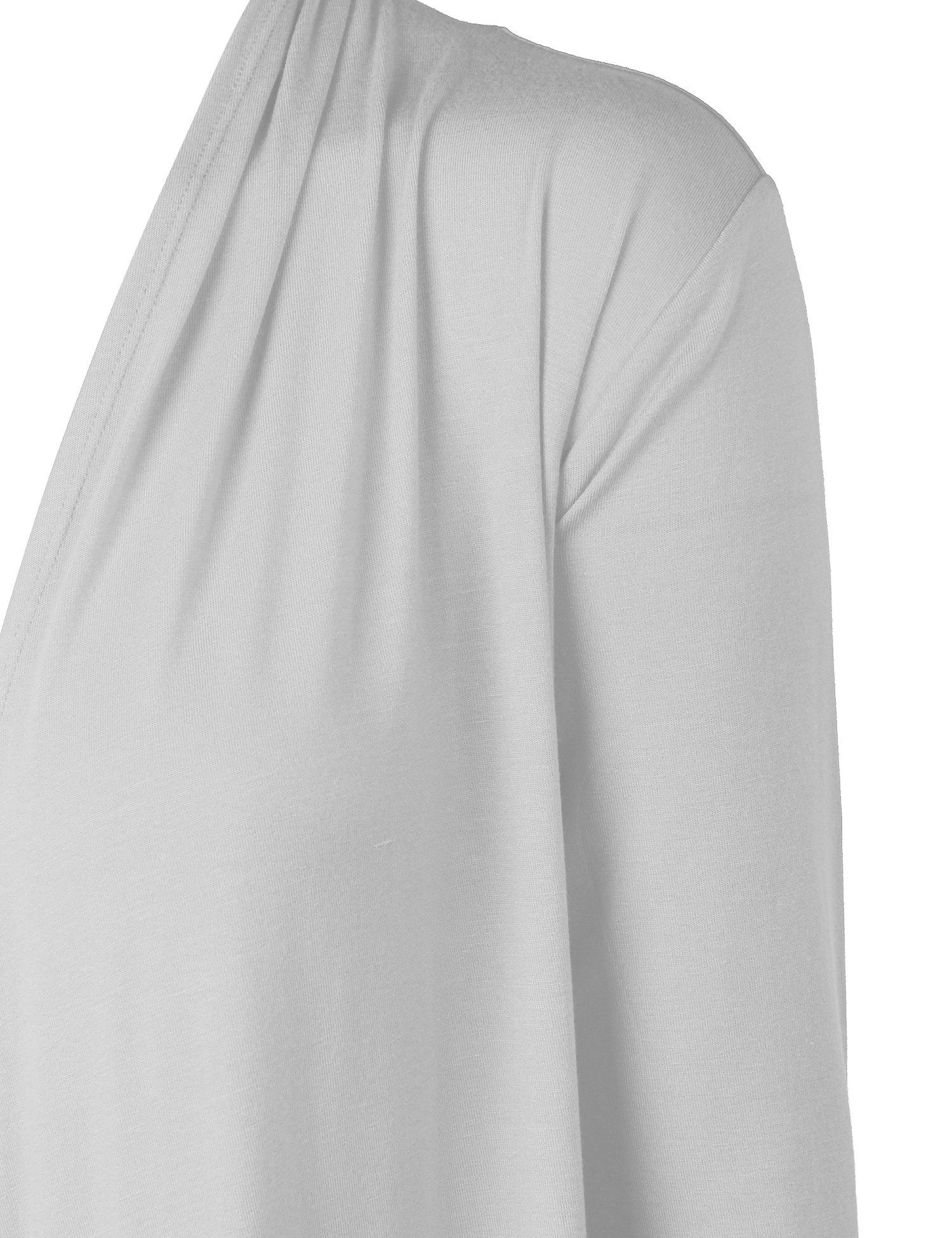 CTC Women's Draped Open-Front Cardigan - Soft Long Sleeve Lightweight Sweater - Made in USA - Perfect for Office, Casual Outfits & Layering in Fall/Winter