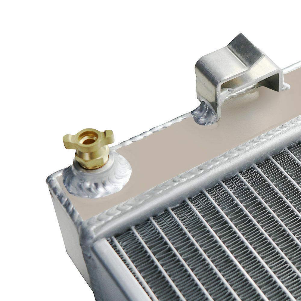 Aluminum Radiator for 2003-2010 Dodge Ram 2500 3500 with Cummins 5.9L 6.7L Diesel Engine - 2 Row Heavy Duty Cooling System with Shroud, Fan & Relay Kit - Perfect for Off-Roading, Towing & Extreme Weather Conditions