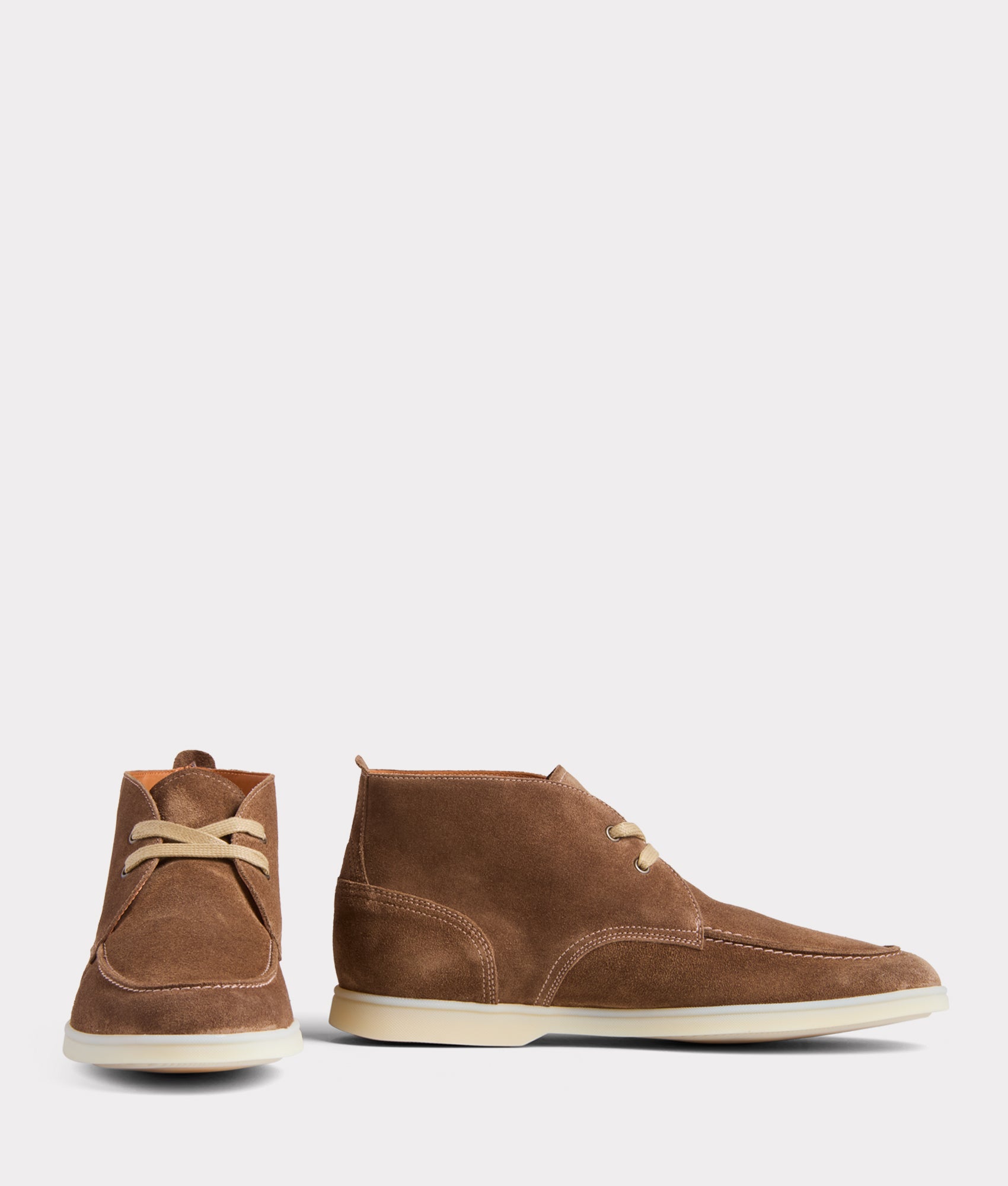 L'Artista Chukka Boots for Men - Premium Leather Flint Suede Casual Shoes | Comfortable & Stylish Footwear for Work, Travel & Everyday Wear