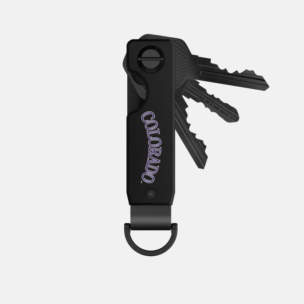 Ridge KeyCase for Colorado Rockies - Durable RFID Blocking Key Holder for Baseball Fans - Perfect for Game Day, Travel, and Everyday Use