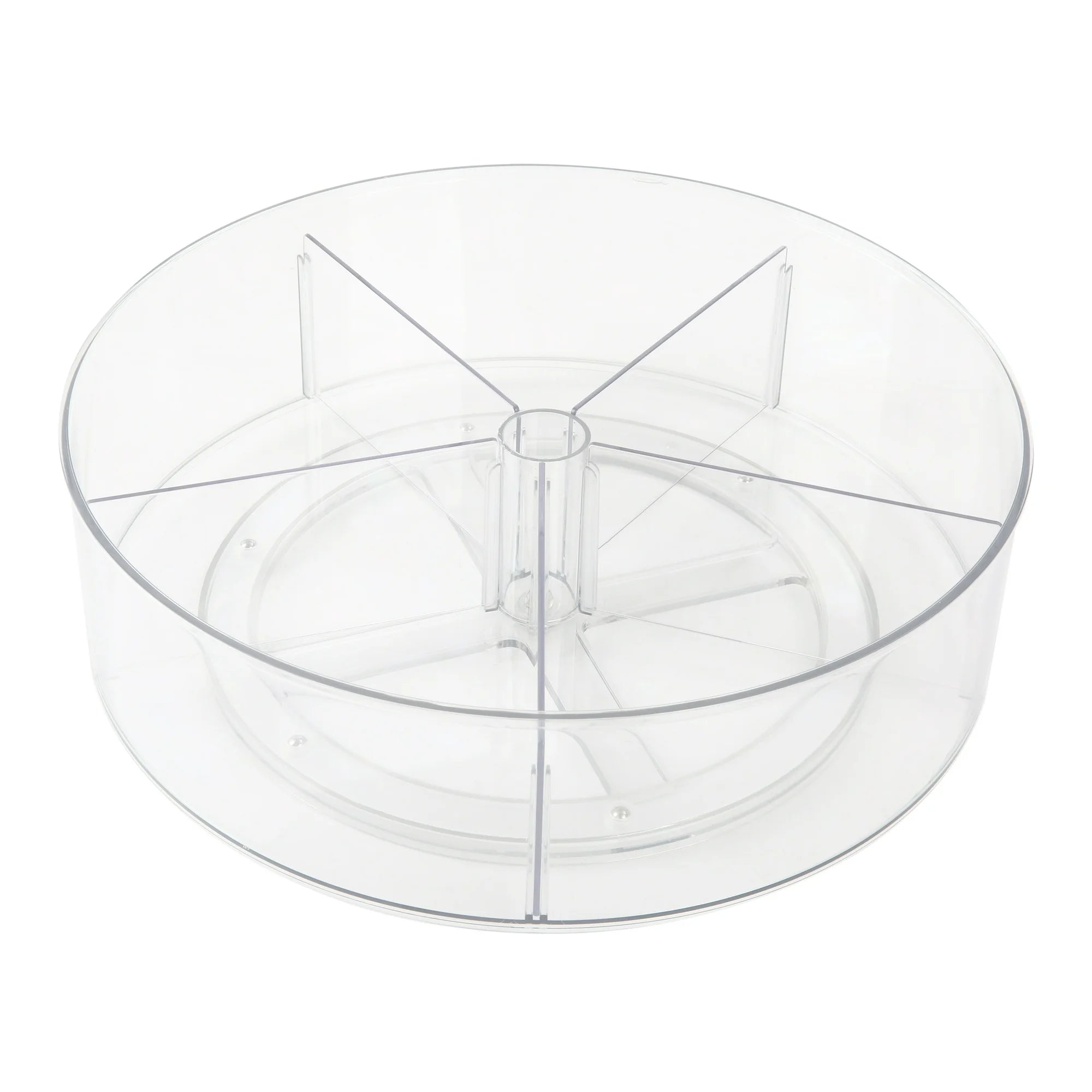 The Home Edit High Wall Turntable - 360° Rotating Spice Rack Organizer for Kitchen, Bathroom & Pantry - Space Saving Storage Solution for Spices, Cosmetics & Small Items