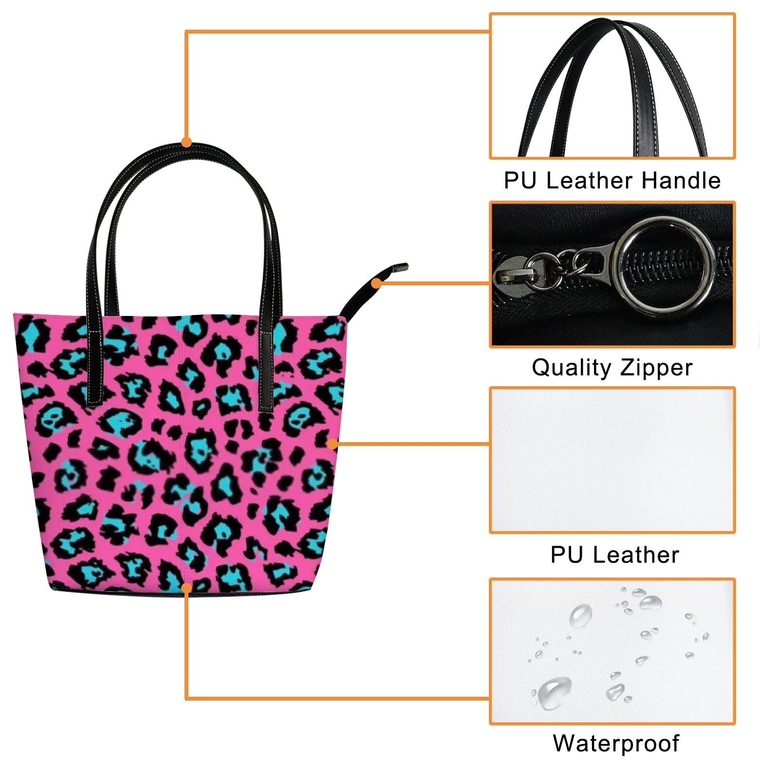Premium Leather Tote Bag for Women - Stylish Crossbody Handbag & Work Tote - Perfect for Office, Travel & Daily Use