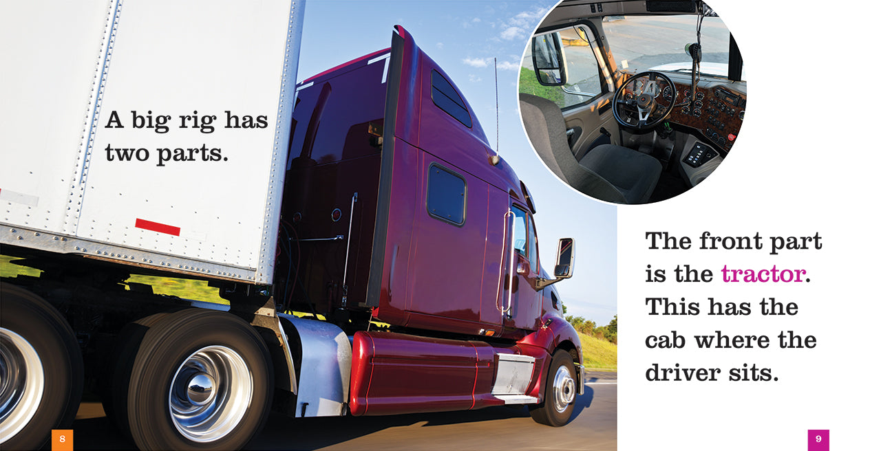 Big Rigs: Heavy-Duty Trucks Book - 9781608187898 | Perfect for Truck Enthusiasts & Kids Learning About Vehicles