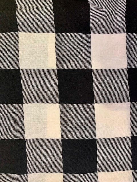 Premium Black Checkered Parker Napkins - 100% Cotton, 12-Pack for Elegant Dining, Parties & Special Occasions