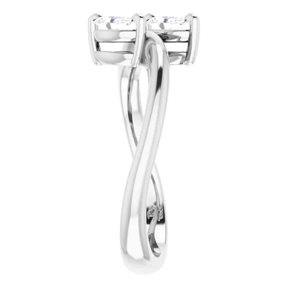 2 CT Marquise Colorless Moissanite Engagement Ring - Sterling Silver Wedding Bridal Ring Set with 4-Prong Solitaire - Anniversary Promise Gift for Her - Perfect for Proposals, Weddings & Special Occasions